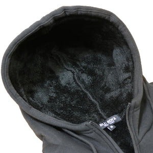 Men's Heavyweight Sherpa Fleece-Lined Full Zip Classic Tech Hoodie