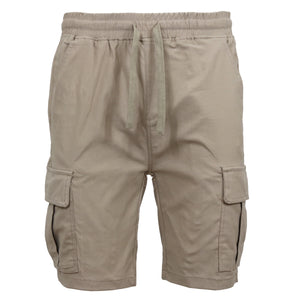 Men’s Flex Cargo Shorts with Elastic Waistband and Drawstring – Comfortable Fit with 6 Pockets and Stretch Fabric (S-2XL) view 5