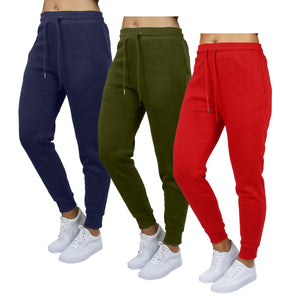 3-Pack Women's Loose Fit Fleece Jogger Sweatpants (S-3XL) view 6
