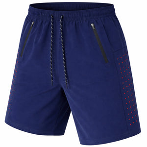 Men's Performance Training Shorts With Zipper Pockets (Sizes, S to 2XL) view 5