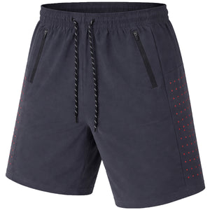 Men's Performance Training Shorts With Zipper Pockets (Sizes, S to 2XL) view 3