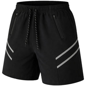 Men's Performance Training Shorts With Zipper Pockets (Sizes, S to 2XL) view 4