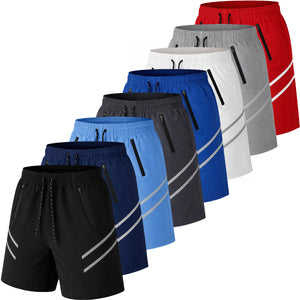 Men's Performance Training Shorts With Zipper Pockets (Sizes, S to 2XL) view 1