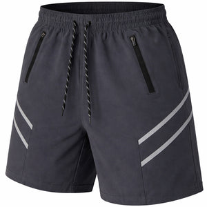 Men's Performance Training Shorts With Zipper Pockets (Sizes, S to 2XL) view 3