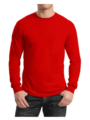 Men's Long Sleeve Crew Neck Tee (S-2XL)