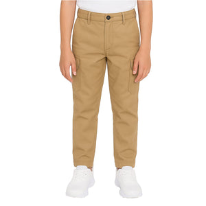 Boy’s Super Stretch Cotton Cargo Pants – Durable, Comfy & Functional Everyday Wear view 6