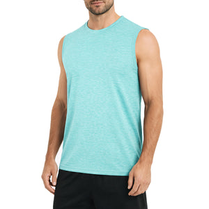 Men's Moisture Wicking Performance Sleeveless Muscle Tee (S - 3XL) view 3
