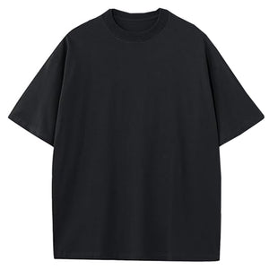 Men's Oversized Heavyweight Loose Fit Cotton Crew Tshirts view 3