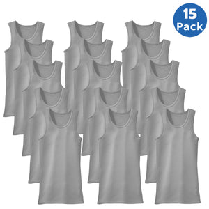 Men’s Ribbed Classic Tank Tops – Soft Cotton Blend (Multipacks) view 6