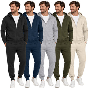 Men's French Terry Hoodie & Jogger Set (Sizes, S - 3XL) view 1