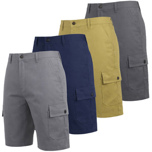 Men's Cotton Flex Stretch Cargo Shorts w/o Belt (Sizes: 30 - 42) view 1