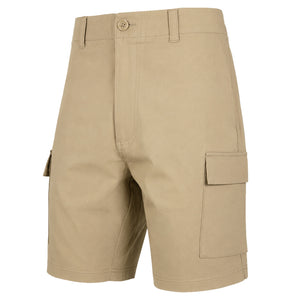 Men’s Super Stretch Cargo Shorts with Button Closure and Zipper Pockets view 4