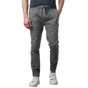 Men’s Slim-Fit Twill Jogger Pants view 3