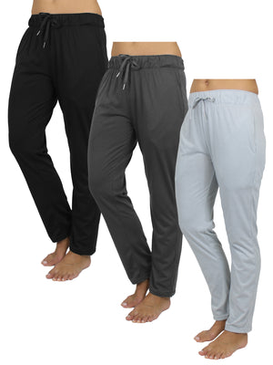 Women's 3-Pack Loose Fit Classic Lounge Pants (Sizes, S-3XL) view 2