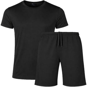 2-Piece Men's Poly Tech Lounge Top & Bottom Set (Sizes S - 3XL) view 2