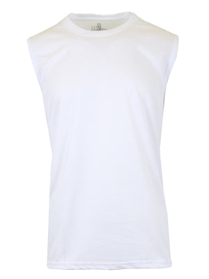 Men's Performance Moisture Wicking Active Short Sleeve & Muscle Tee