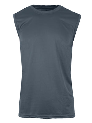 Men's Performance Moisture Wicking Active Short Sleeve & Muscle Tee