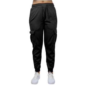 Womens Slim Fit Fleece Jogger Sweatpants (S-2XL) view 2