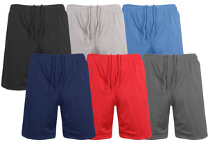 5-Pack Men's Open Mesh Shorts – Moisture-Wicking Athletic Shorts for Workout, Gym & Casual Wear view 1