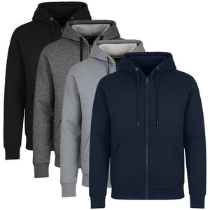 Men’s Fleece-Lined Full-Zip Hoodie (S-3XL) view 1