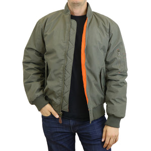 Men's Heavyweight MA-1 Bomber Flight Jacket (S-5XL) view 4
