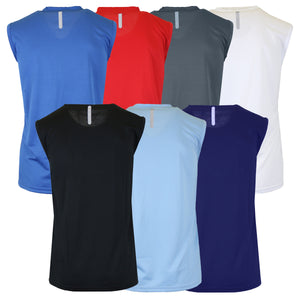 Men's Performance Moisture Wicking Active Short Sleeve & Muscle Tee (5-Pack) view 1
