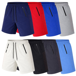 Men's 3-Pack Performance Training Shorts With Zipper Pockets (Sizes, S to 2XL) view 1
