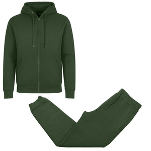 Men's 2-Piece Fleece-Lined Full Zip Hoodie & Jogger Set view 6