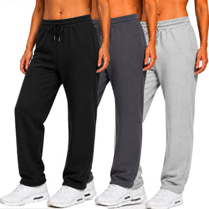 3-Pack Women’s Heavyweight Loose Fit Fleece Sweatpants (S–3XL) view 3